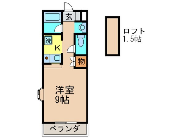 アルファNEXT北九州第２の物件間取画像